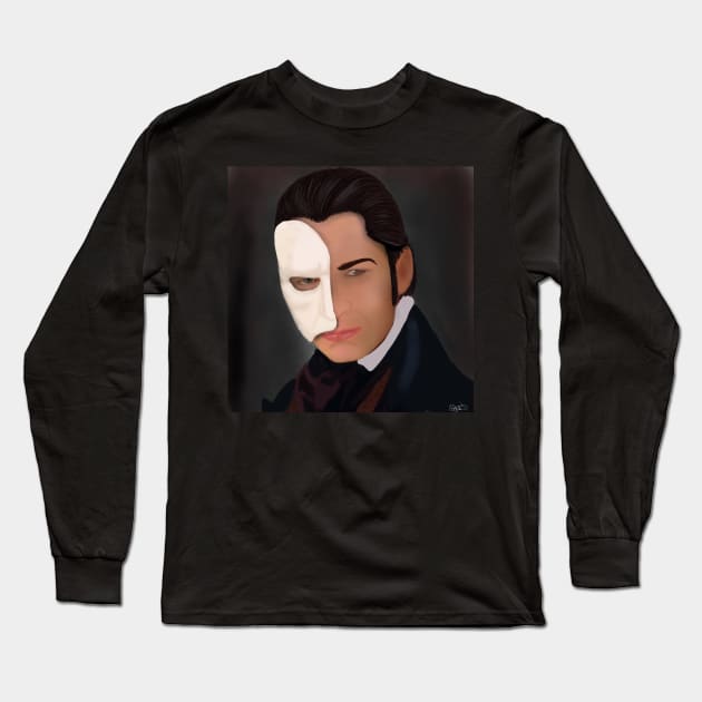 Gerard Butler Long Sleeve T-Shirt by Vallieboy_art